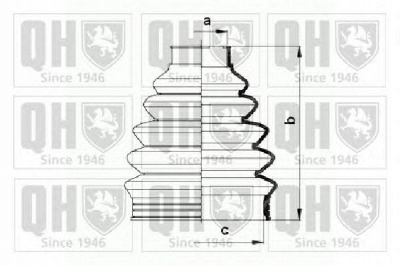 QUINTON HAZELL qjb745 -  Комплект пыльника, приводной вал